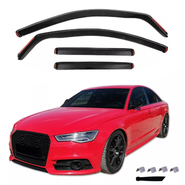 Set 4 Buc Paravanturi Fata + Spate Audi A6 C7 2011-2018 Sedan VETRBR0056