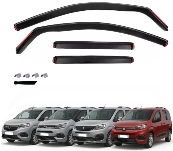 Set 4 Buc Paravanturi Fata + Spate Fiat Doblo 2024→ VETRBR0062