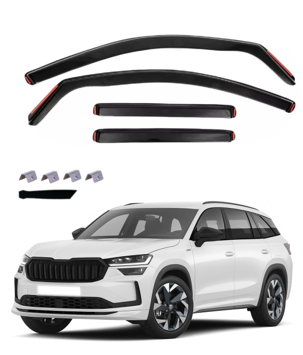 Set 4 Buc Paravanturi Fata + Spate Skoda Kodiaq 2 2024→ VETRBR0079