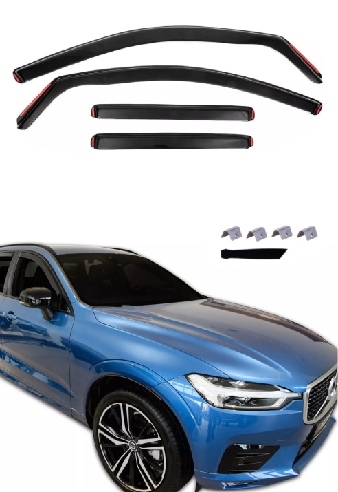 Set 4 Buc Paravanturi Fata + Spate Volvo XC60 2 2018→ VETRBR0086