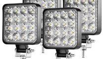 Set 4 Buc Proiector Led 45W 12/24V 6000K PL 048