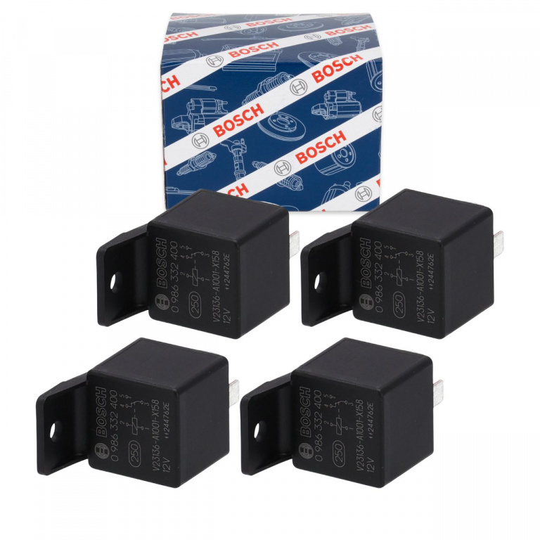 Set 4 Buc Releu Bosch 12V 30V 0 986 332 400