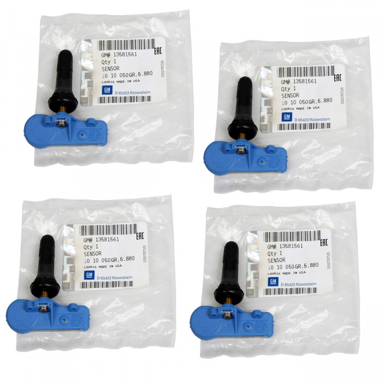 Set 4 Buc Senzor Monitorizare Presiune Aer Roată (TMPS) Oe Citroen C5 3 2008-2017 13581561