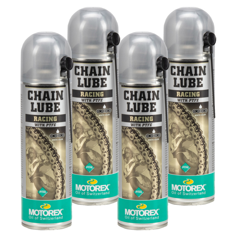 Set 4 Buc Spray Lubrifiant Lant Motorex Chain Lube Racing 500ML MO 163558