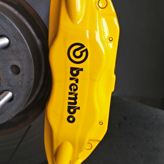 Set 4 Buc Sticker Etrier Brembo Negru