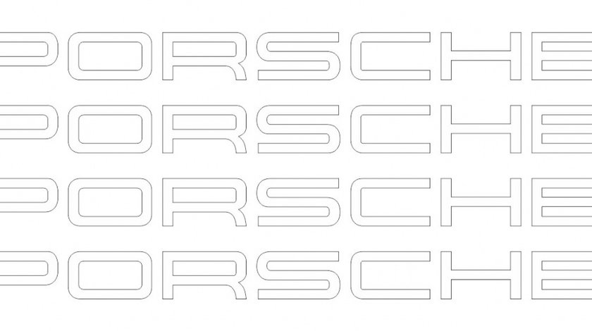 Set 4 Buc Sticker Etrier Porsche Alb SM-MPOR1