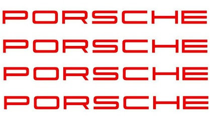 Set 4 Buc Sticker Etrier Porsche Rosu SM-MPOR1