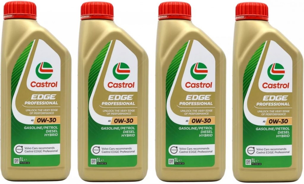 Set 4 Buc Ulei Motor Castrol Edge Professional 0W-30 A5 Volvo 1L 15AF7A
