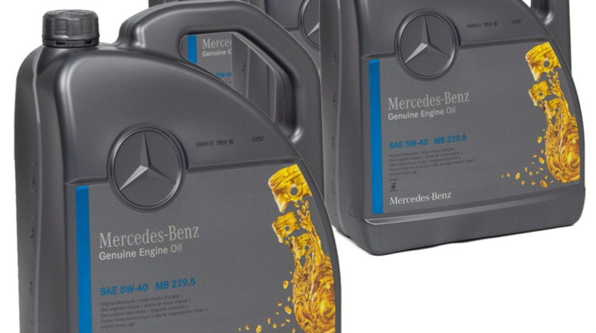 Set 4 Buc Ulei Motor Mercedes-Benz 229.5 5W-40 5L A000989860613AAEE