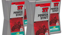 Set 4 Buc Ulei Motor Motorex Power Synt 2T 1L MO 1...