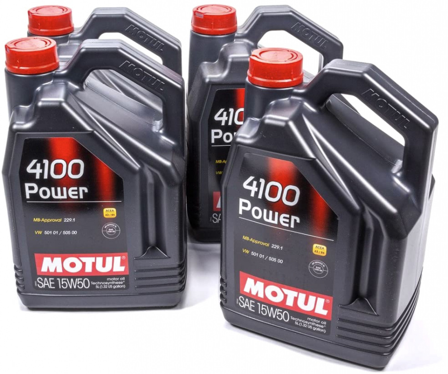 Set 4 Buc Ulei Motor Motul 4100 Power 15W-50 4L 100271