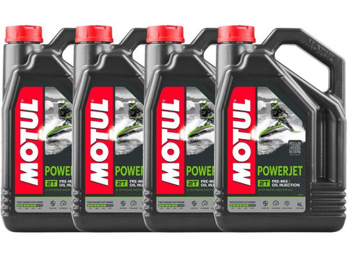Set 4 Buc Ulei Motor Skijet Motul Powerjet 2T 4L 105873