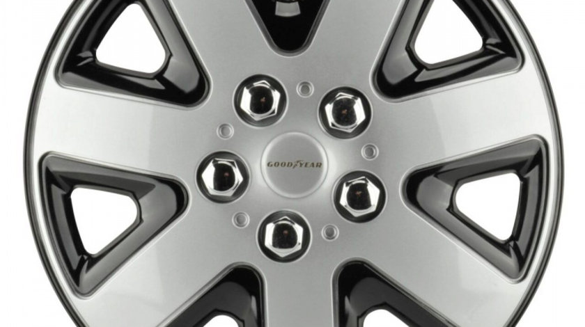 Set 4 Capace Jante Flexo Goodyear Argintiu 14" 75514
