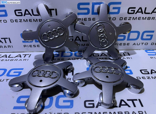 Set 4 Capace Ornamente Jante Roti Audi A3 8V 2013 - 2020 Cod 4F0601165N