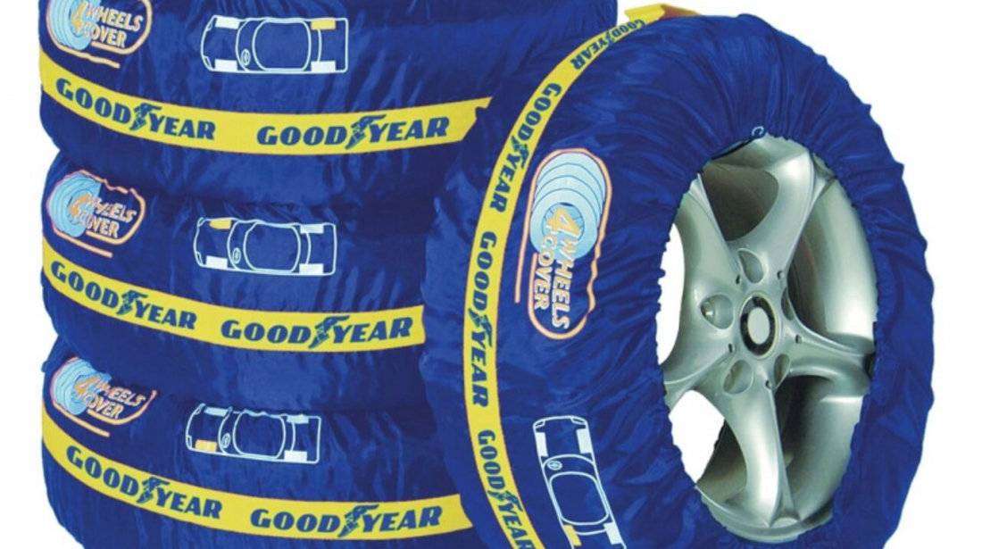 Set 4 Huse Pentru Depozitare Anvelope Auto Goodyear 75526