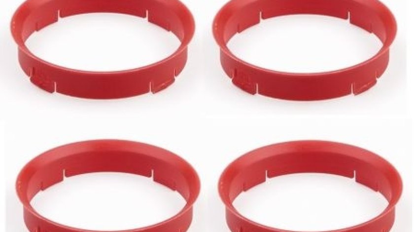 Set 4 inele centrare 66,6 / 63,4 Ford Jaguar Land Rover Volvo