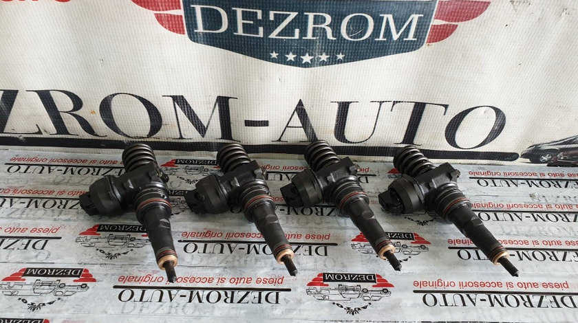 Set 4 injectoare VW Bora 1.9 TDi 101 cai motor ATD cod piesa : 038130073J