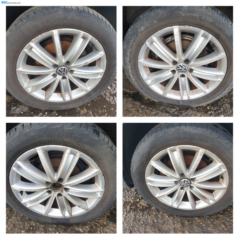 Set 4 Jante Aliaj 235 50 18 R18 ZR18 5x112 Skoda Superb 2 2008 - 2015 [K1083]
