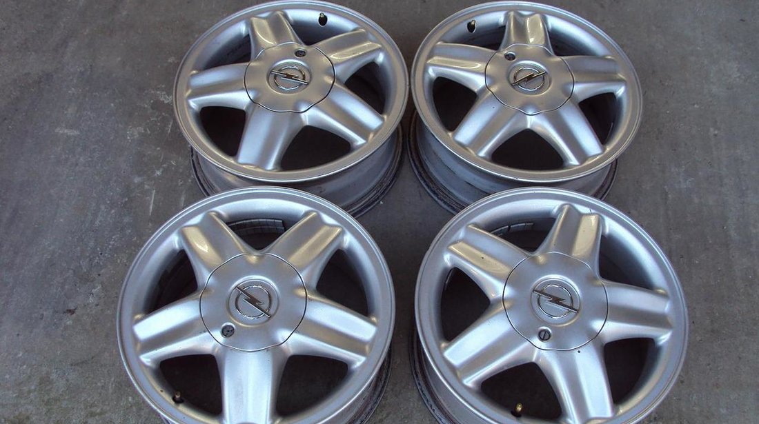 Set 4 jante aliaj opel originale 5x110 pe 15 inch