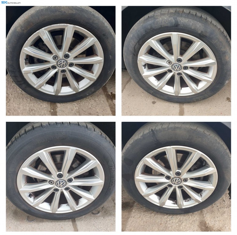 Set 4 Jante Roti Aliaj 215 55 17 R17 5x112 Volkswagen Passat B5.5 2001 - 2005 [K4700]