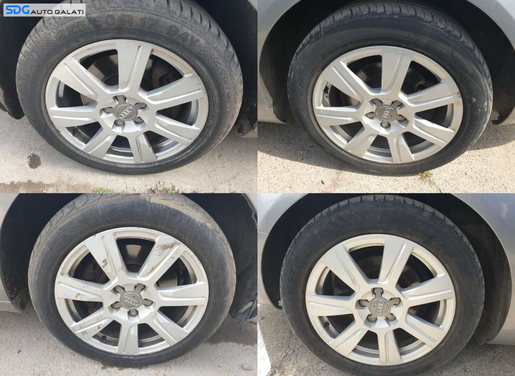 Set 4 Jante Roti Aliaj 225 50 17 R17 5x112 Seat Toledo 3 2005 - 2009 Cod 4F0601025CB [C4707]