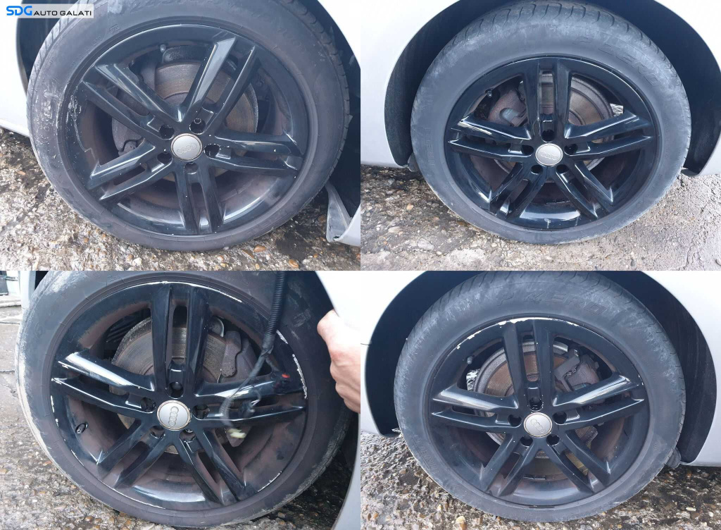 Set 4 Jante Roti Aliaj 245 45 18 R18 Anvelope Cauciucuri Vara 2 Dot 2020 si 2 Dot 2019 Audi A8 D3 2003 - 2010 [C3061]