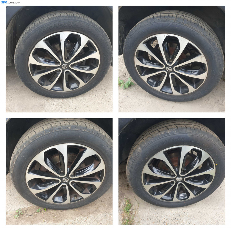 Set 4 Jante Roti Aliaj cu Anvelope Vara 215 55 18 R18 Nissan Qashqai J10 2007 - 2013 [K6621]