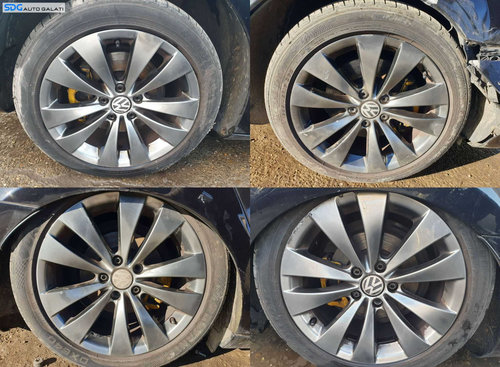 Set 4 Jante Roti Aliaj INTERLAGOS 235 40 18 R18 5x112 Audi A6 C5 1998 - 2005 Cod 3C8601025D [C3822]