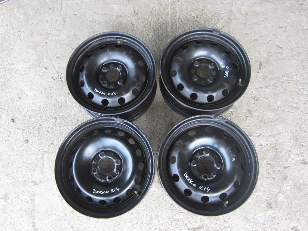 SET 4 JANTE TABLA R14 ET37 FIAT DOBLO FAB. 2000 – 2006 ⭐⭐⭐⭐⭐
