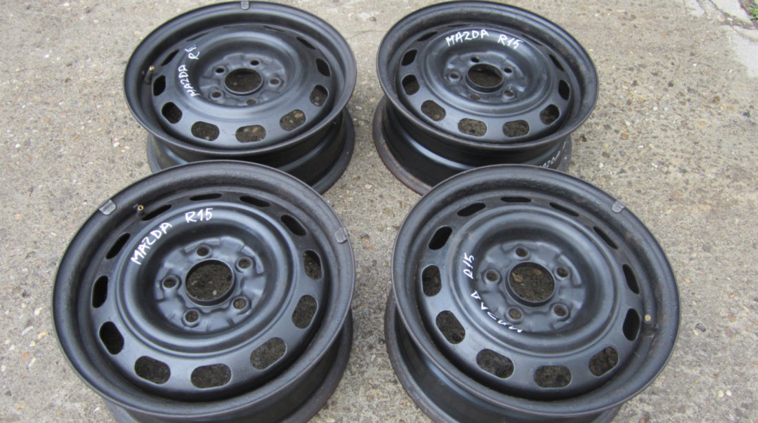 SET 4 JANTE TABLA R15 / 15x6JJ ET50 COD 9965G160509C MAZDA ⭐⭐⭐⭐⭐