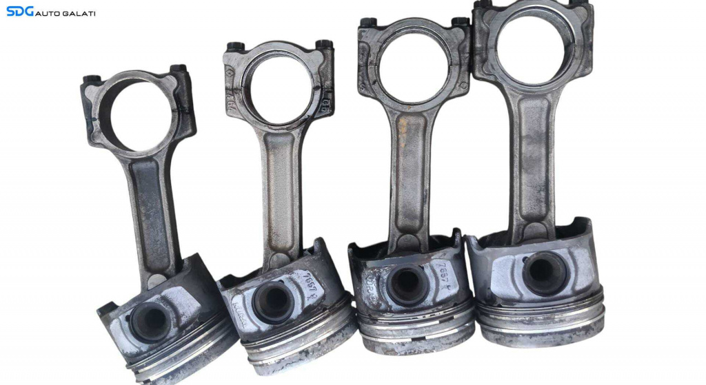 Set 4 Pistoane Complete cu Biela Nural Renault Grand Scenic 2 1.5 DCI 2003 - 2009 Cod 7657X [M8815]