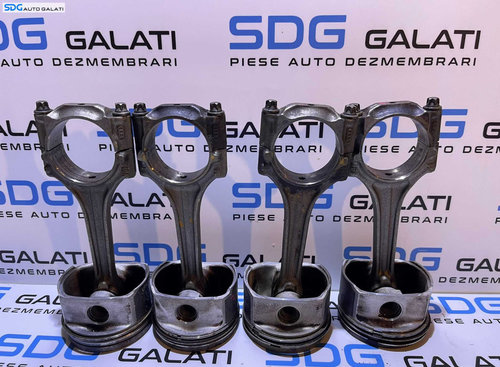 Set 4 Pistoane Complete cu Biele Audi A3 8L 1.8 T AUM AUQ ARX ARY 1997 - 2003 Cod 06BA