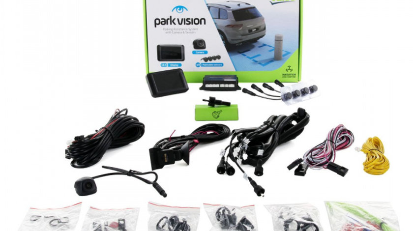 Set 4 Senzori Parcare Spate + Camera Marsarier + Display Valeo 632211