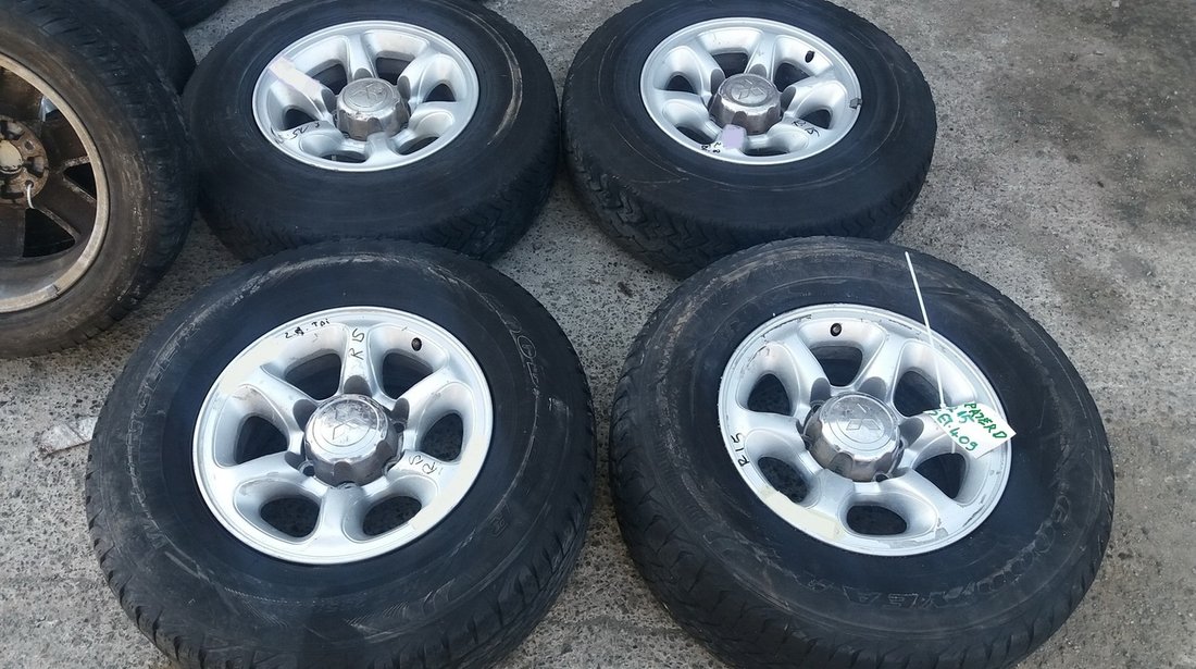 Set 409 - Jante aliaj Mitsubishi Pajero, R15C, 6 x 139.7 - COD MIT-4A-5