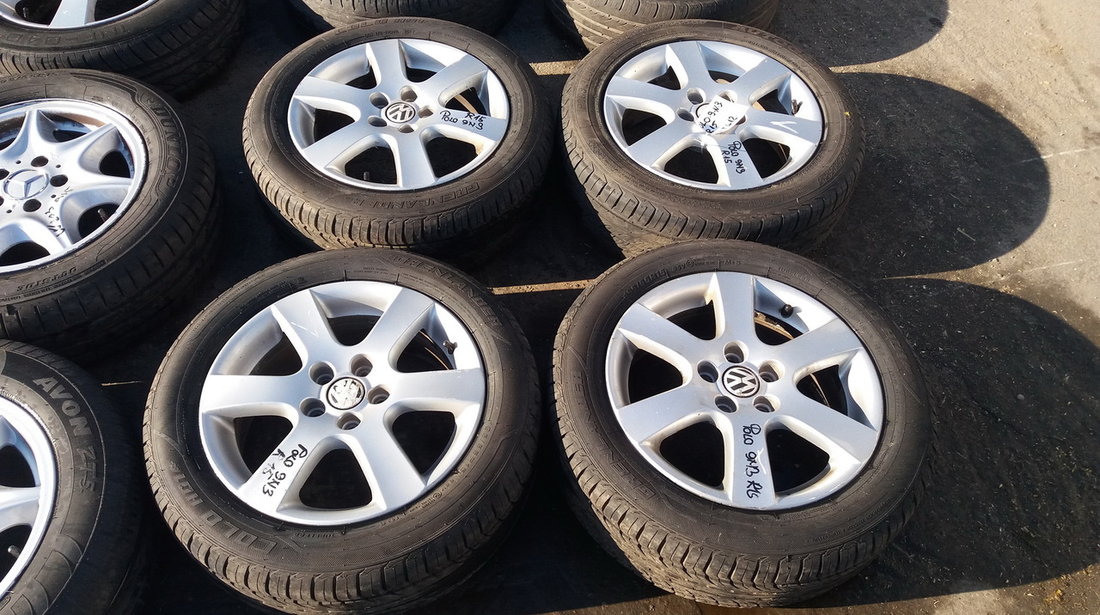 Set 412 - Jante aliaj Volkswagen Polo 9N3, R15, 5 x 100 - cod VWN-4A-61