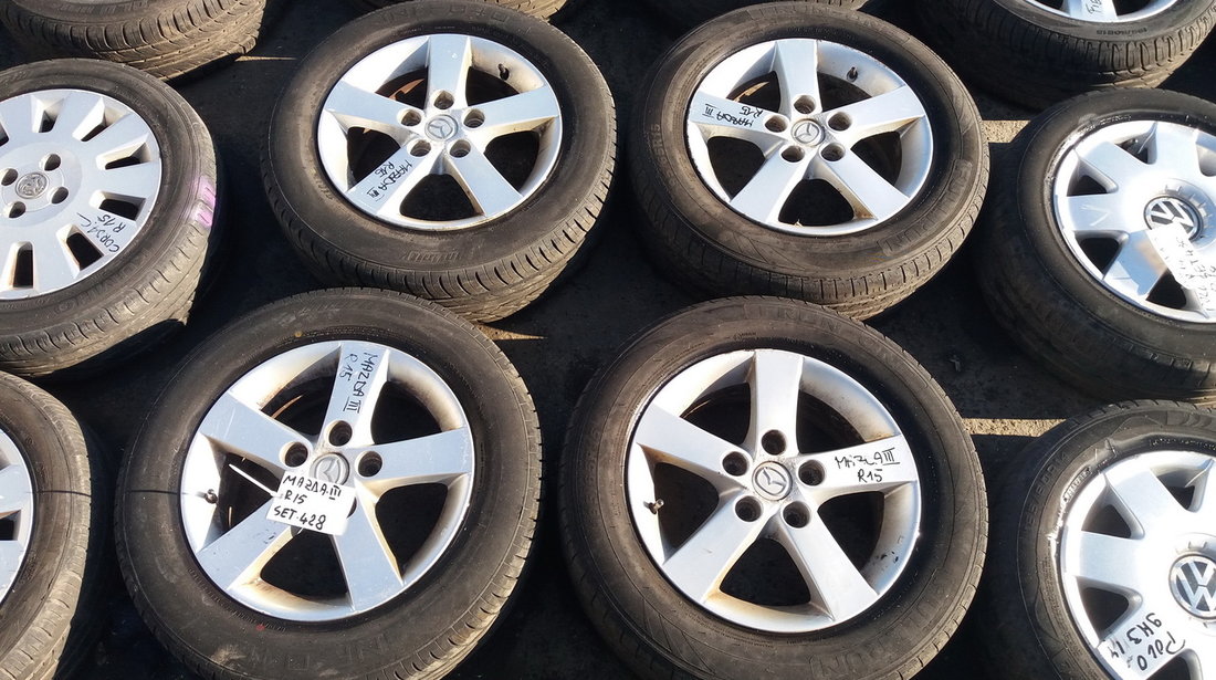 Set 428 - Jante aliaj Mazda 3 , R15, 5 x 114.3 - cod MAZ-4A-5