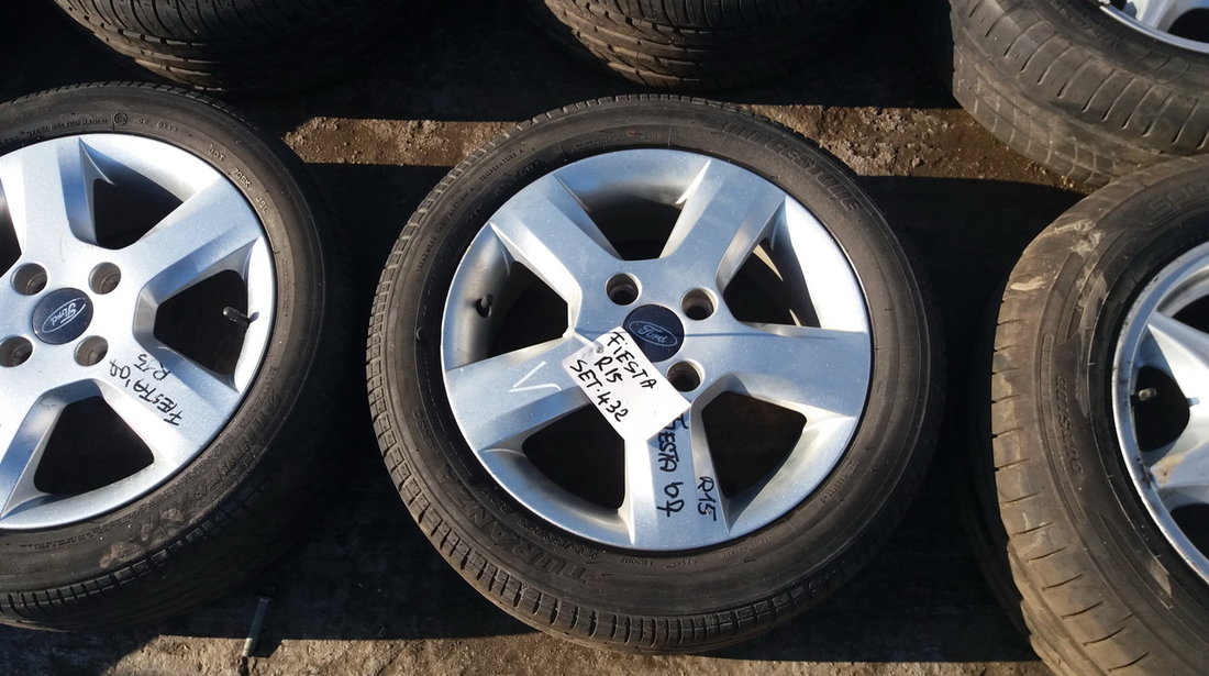 Set 432 - Jante aliaj Ford Fiesta, R15, 4x108 - cod FOR-4A-37