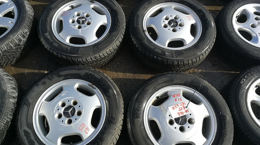 Set 437 - Jante aliaj Mercedes Benz A-Class W168, R15, 5 x 112 - cod MER-4A-34