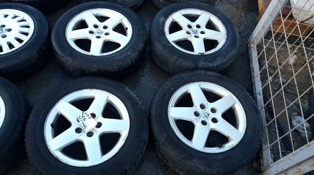 Set 446 - Jante aliaj Peugeot 407, R16, 5 x 108 - cod PEU-4A-23