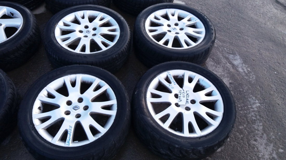 Set 449 - Jante aliaj Renault Laguna 2, ZR17, 5 x 108 - cod REN-4A-49