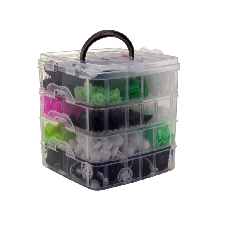 Set 470 Buc Clipsuri / Cleme Din Plastic + 5 Unelte Carguard SCA003