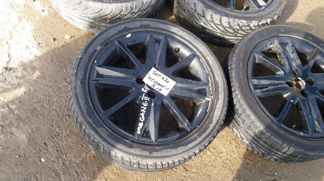 Set 470 - Jante aliaj Renault Megane 2, R17, 4x100