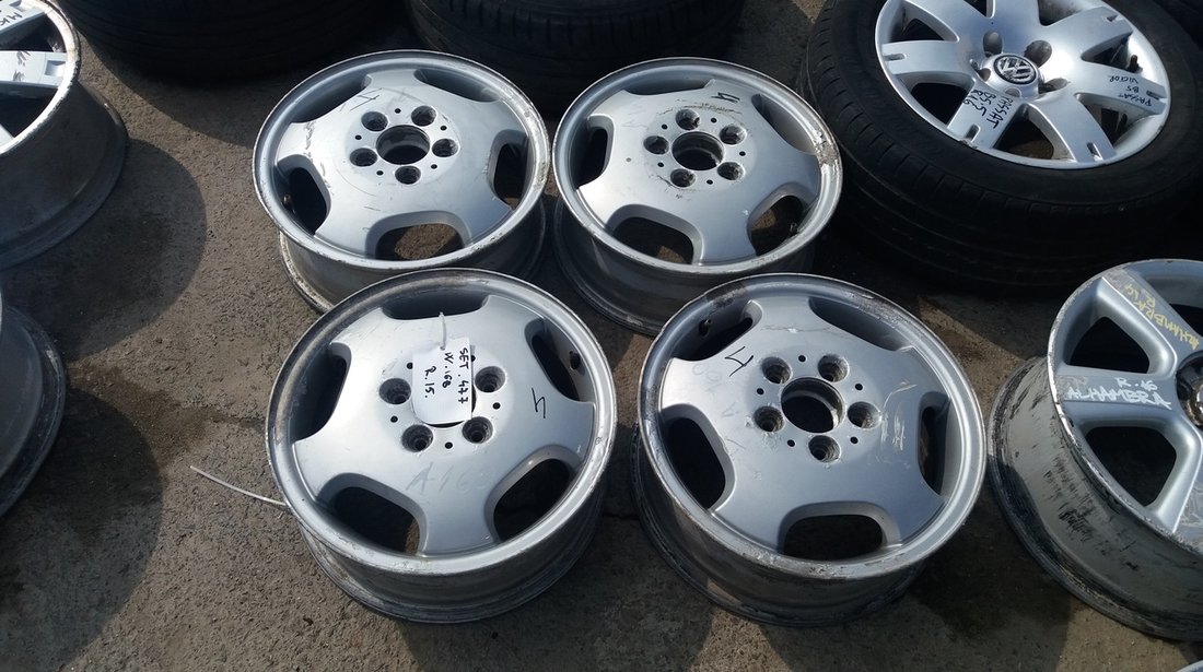 Set 477 - Jante aliaj Mercedes A-Class W168, R15, 5 x 112