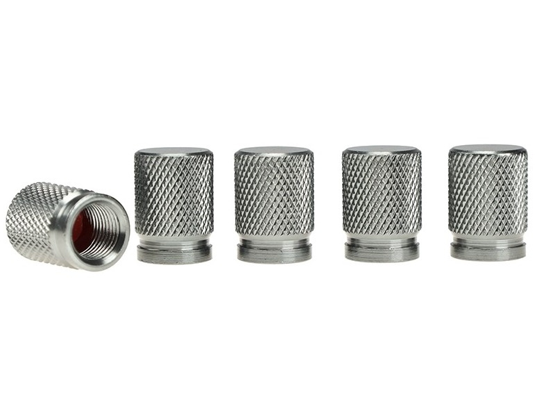 Set 5 Buc Capacele Ventil Aluminiu Carmotion Gri Gunmetal 63477GM