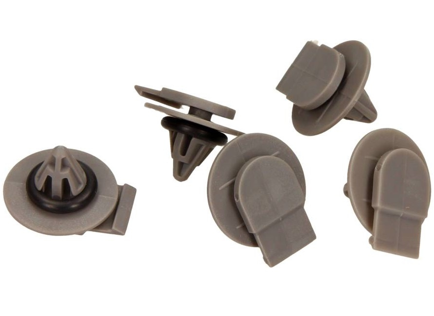 Set 5 Buc Clips Fixare Elemente Exterior Pentru Mini 7x16mm Gri Romix ROM C60605