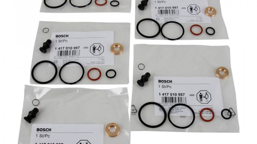 Set 5 Buc Kit Reparatie Injector Bosch Audi 80 1992-1996 1 417 010 997