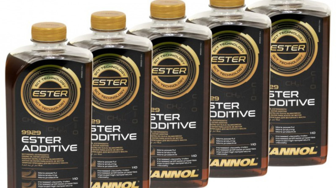 Set 5 Buc Mannol Ester Additive Aditiv Ulei Motor 1L 9929