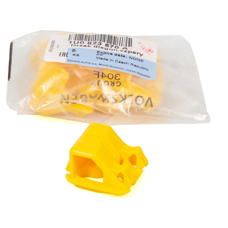 Set 5 Buc Suport Clips Tija Capota Motor Pe Traversa Oe Skoda 1U0823570A