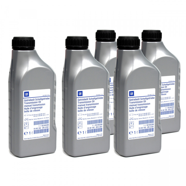 Set 5 Buc Ulei Transmisie Manuala Oe Opel 75W-85 1L 1940182 / 93165290