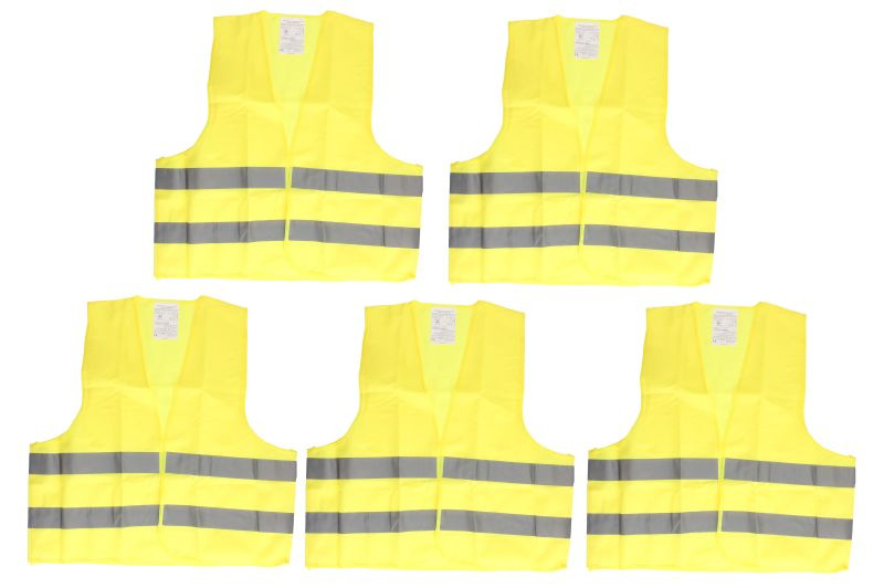 Set 5 Buc Vesta Reflectorizanta Mammooth Galben MMT A106 001 SET/5
